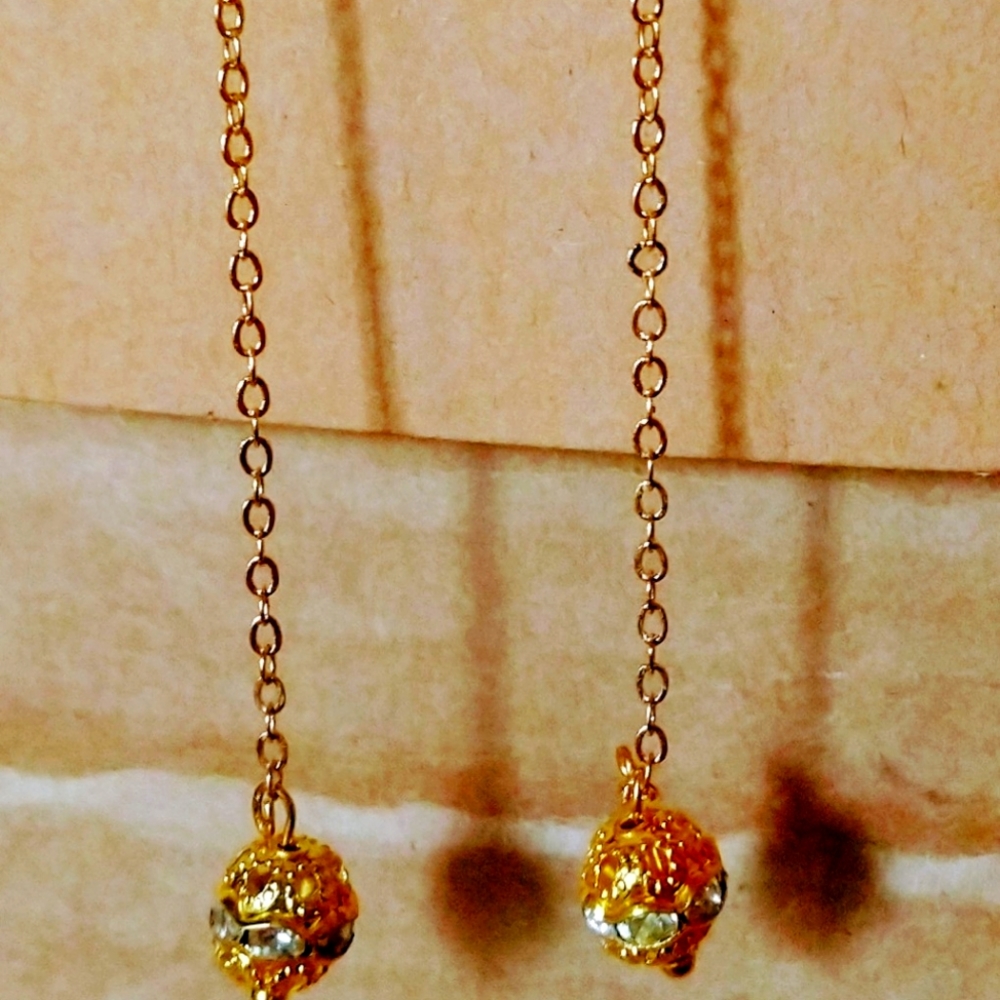Long earrings